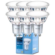 6x GU10 LED žiarovka 4,9W = 50W 550lm 4000K Neutrál 120° PHILIPS 6x GU10 LED žiarovka 4,9W = 50W 550lm 4000K Neutrál 120° PHILIPS