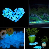 Fluorescenčné modré dekoratívne kamene 50 Fluorescenčné modré dekoratívne kamene 50