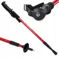 Teleskopické palice na nordic walking, červené Teleskopické palice na nordic walking, červené