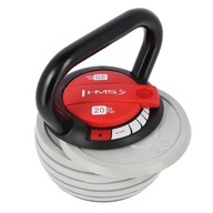 NASTAVITEĽNÝ KETTLEBELL HMS KR20 2,16 - 9 KG NASTAVITEĽNÝ KETTLEBELL HMS KR20 2,16 - 9 KG