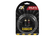 Signálový kábel ESX DSC5 + DIAĽKOVÉ RCA RCA 5 METROV ČISTÁ MEĎ! Signálový kábel ESX DSC5 + DIAĽKOVÉ RCA RCA 5 METROV ČISTÁ MEĎ!