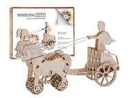 3D puzzle Drevený rímsky voz - Wooden.City 3D puzzle Drevený rímsky voz - Wooden.City