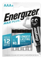 ENERGIZER Max Plus AAA LR03 1,5V batéria 4 ks ENERGIZER Max Plus AAA LR03 1,5V batéria 4 ks