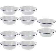 5x Enamel Dinner Set Enamelware 5x Enamel Dinner Set Enamelware