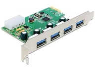 DELOCK PCI Express karta -> USB 3.0 4-port NEC