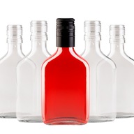 10x RETRO sklenené fľaše 200 ml na likér, whisky, koňak, džús + uzáver 10x RETRO sklenené fľaše 200 ml na likér, whisky, koňak, džús + uzáver