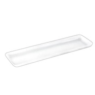 Wilmax obdĺžnikový tanier na občerstvenie a sušienky, 39 cm, biely porcelán Wilmax obdĺžnikový tanier na občerstvenie a sušienky, 39 cm, biely porcelán