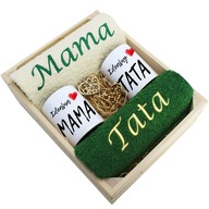 DARČEK PRE MAMIČKU A OCA SADA UTERÁKOV + HRNÍČKY DARČEK PRE MAMIČKU A OCA SADA UTERÁKOV + HRNÍČKY