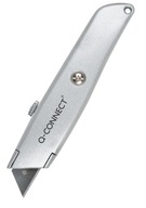 Čalúnický nôž so zámkom Q-Connect 18mm kovový Čalúnický nôž so zámkom Q-Connect 18mm kovový