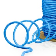 Pletené plachetnicové lano POLYPROPYLÉN Modrá šnúra 8mm - 20m Pletené plachetnicové lano POLYPROPYLÉN Modrá šnúra 8mm - 20m