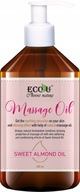 ECO-U masážny olej s mandľovým olejom 500 ml