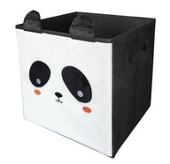 Incood Panda box, biela a čierna, 29x29x29cm