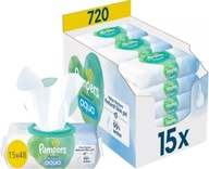 PAMPERS HARMONIE AQUA VLHČENÉ Utierky 15 x 48 ks PAMPERS HARMONIE AQUA VLHČENÉ Utierky 15 x 48 ks