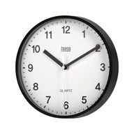 Nástenné hodiny 20cm čierne, veľké čísla, quartz mach Nástenné hodiny 20cm čierne, veľké čísla, quartz mach