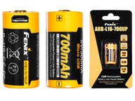 Fenix USB 16340 RCR123 700mAh 3,6V batéria Fenix USB 16340 RCR123 700mAh 3,6V batéria