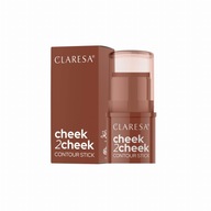 Bronzerová tyčinka Claresa na kontúrovací make-up CHEEK 2 CHEEK 01 neutrálna Bronzerová tyčinka Claresa na kontúrovací make-up CHEEK 2 CHEEK 01 neutrálna