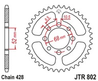 JT ZADNÉ OZNAČENIE 802 32 SUZUKI SHOGUN 110, GT 80 '81-82, DS 80/JR 80 '80-03 JT ZADNÉ OZNAČENIE 802 32 SUZUKI SHOGUN 110, GT 80 '81-82, DS 80/JR 80 '80-03