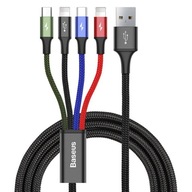 Baseus kábel USB kábel 4v1 2x do Lightning / USB typu C / micro USB Baseus kábel USB kábel 4v1 2x do Lightning / USB typu C / micro USB