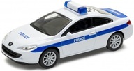 Welly MODEL - Peugeot 407 Coupe POLÍCIA 1:34