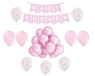 Balóniky Set Baby Shower Dievča Narodenie dieťaťa Balóniky Set Baby Shower Dievča Narodenie dieťaťa
