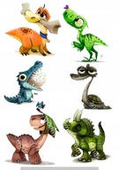 Potlač CUKROVEJ HMOTY na tortu DINOSAURS Potlač CUKROVEJ HMOTY na tortu DINOSAURS