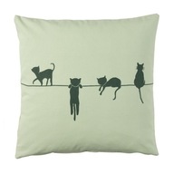 IKEA BARNDROM Dekoratívna obliečka na vankúš 50x50 MAČKY