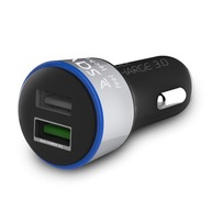 SAVIO SA-06/B QC 3.0 2xUSB autonabíjačka SAVIO SA-06/B QC 3.0 2xUSB autonabíjačka