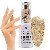 Victoria Vynn Hybridný lak na nechty Pure 144 Midas Touch WHITE GOLD Victoria Vynn Hybridný lak na nechty Pure 144 Midas Touch WHITE GOLD