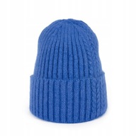 Dámska čiapka Roll-Up Beanie, SAPPHIRE, Angora Roll-Up, zima