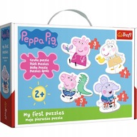 MÔJ PRVÝ PUZZLE 4v1 ROZTOMNÝ PEPPA PIG TREFL MÔJ PRVÝ PUZZLE 4v1 ROZTOMNÝ PEPPA PIG TREFL