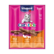 VITAKRAFT Cat Stick Morčacie Jahňacie pochúťka 3x6g