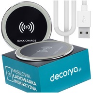 Indukčná nábytková nabíjačka Decorya QuickCharge Indukčná nábytková nabíjačka Decorya QuickCharge