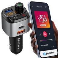 FM BLUETOOTH VYSIELAČ QC USB NABÍJAČKA +USB-C PD FM BLUETOOTH VYSIELAČ QC USB NABÍJAČKA +USB-C PD