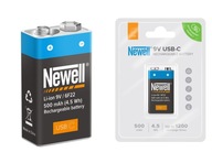 Batéria Newell 9V USB-C 500mAh Batéria Newell 9V USB-C 500mAh