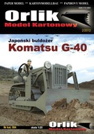 ORLIK 084. Japonský buldozér KOMATSU G-40