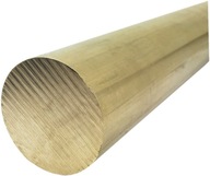Mosadzná valcová tyč fi20, dĺžka 500 mm (50 cm)