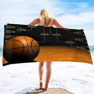 TOWEL Basketbalová veľká mäkká plážová osuška TOWEL Basketbalová veľká mäkká plážová osuška