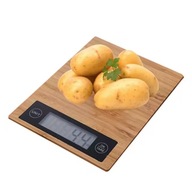 BAMBUSOVÁ ELEKTRONICKÁ KUCHYŇSKÁ VÁHA LCD 5KG 1G + BATÉRIA ZDARMA BAMBUSOVÁ ELEKTRONICKÁ KUCHYŇSKÁ VÁHA LCD 5KG 1G + BATÉRIA ZDARMA