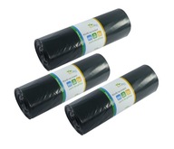 Vrecia na odpadky 300L, rolka 30 kusov, silná čierna Vrecia na odpadky 300L, rolka 30 kusov, silná čierna