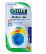 GUM Access Floss 3200 Floss na implantáty, mostíky a korunky, 50 sekcií