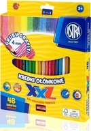 ŠESTIHRANNÁ GRAFITOVÁ ceruzka 4MM 48 FARIEB XXL