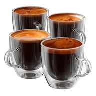 Termo poháre na kávu a čaj, súprava 4 ks