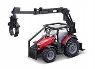 TRAKTOR S NAKLADAČOM Massey Ferguson 8740S Bburago TRAKTOR S NAKLADAČOM Massey Ferguson 8740S Bburago