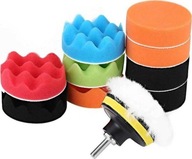 Leštiaci set s adaptérom na suchý zips, 11 kusov Leštiaci set s adaptérom na suchý zips, 11 kusov