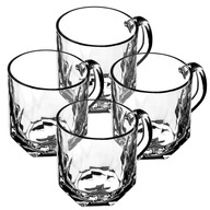 POHÁRE NA KÁVU A ČAJ 300ml SET SET 4 ks