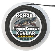 KONGER KEVLAROVÝ NÁSTAVEC NA SUMEC 10M / 80KG ČIERNA KONGER KEVLAROVÝ NÁSTAVEC NA SUMEC 10M / 80KG ČIERNA