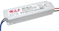VODEODOLNÝ napájací zdroj 12V 60W 5A IP67 pre LED pásiky vodeodolný GPV-60-12 GLP