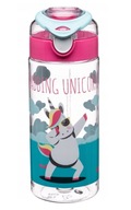 Fľaša na vodu TRITAN 500 ml UNICORN ružová bez BPA