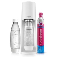 SodaStream TERRA sýtený vodný karbonizátor, biely + valec + fľaša