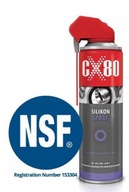 SILIKÓNOVÝ SPREJ CX80 500ML DUO SPRAY APLIKÁTOR NA PLASTY NSFH1